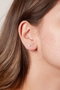 Heliophilia Silver Pendientes de Plata Esterlina 925 con Refuerzo de Rodio